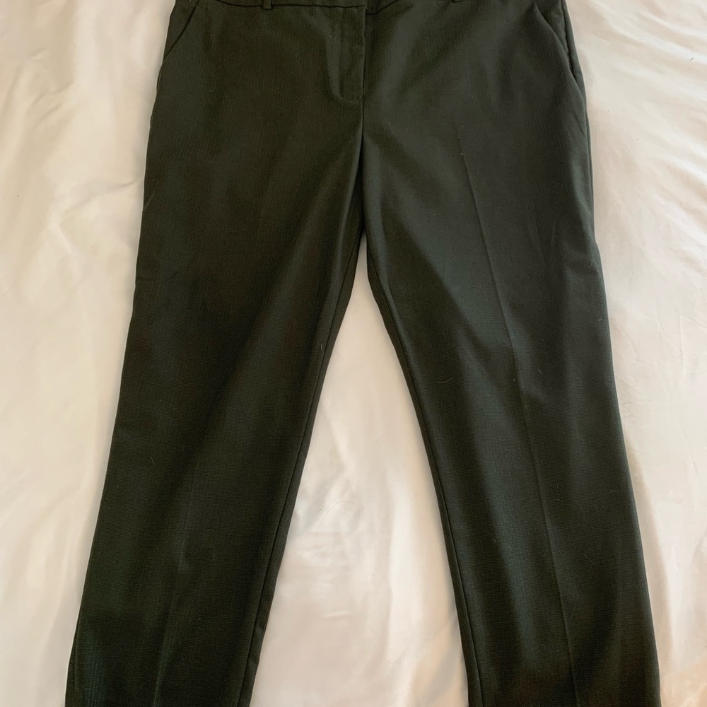 H&M Dark Green Work Pants